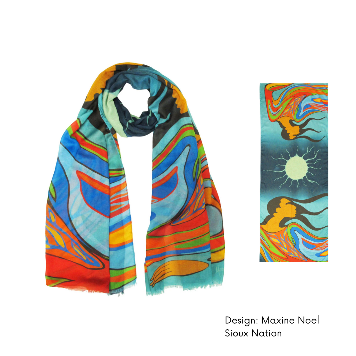 Indigenous Art Lightweight Scarf