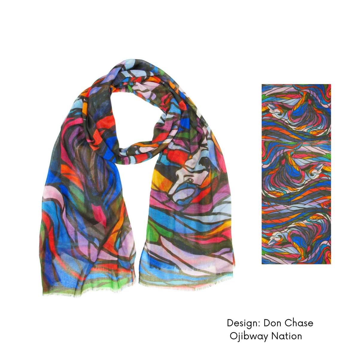 Indigenous Art Lightweight Scarf