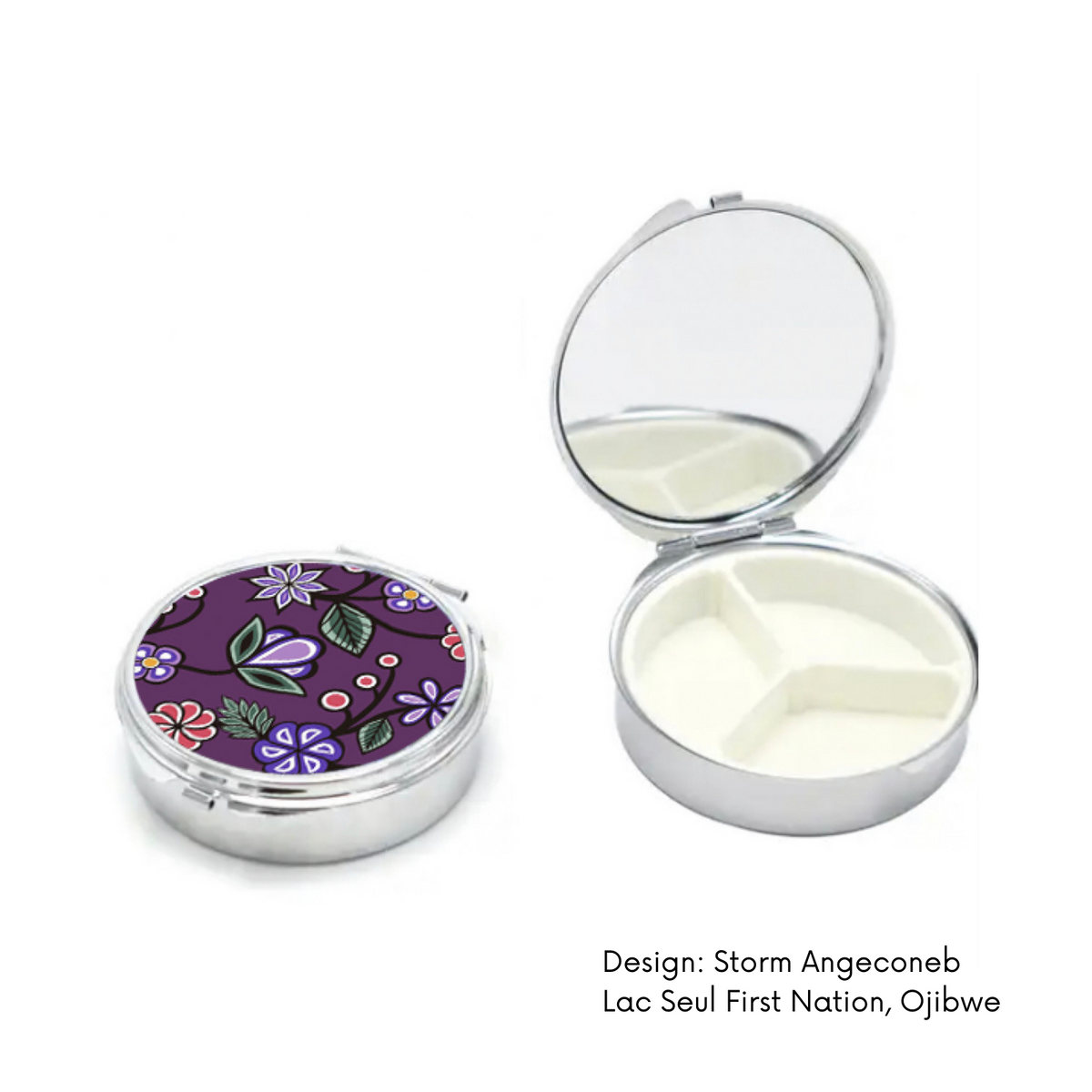 Pill Box w/ Contemporary Indigenous Design