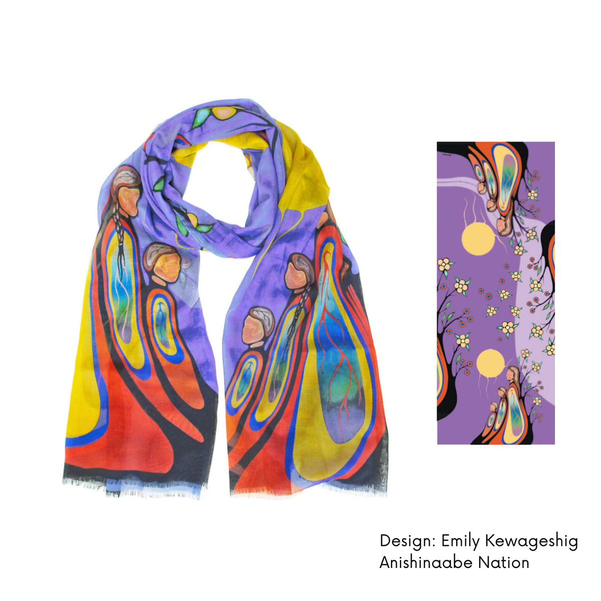 Indigenous Art Lightweight Scarf