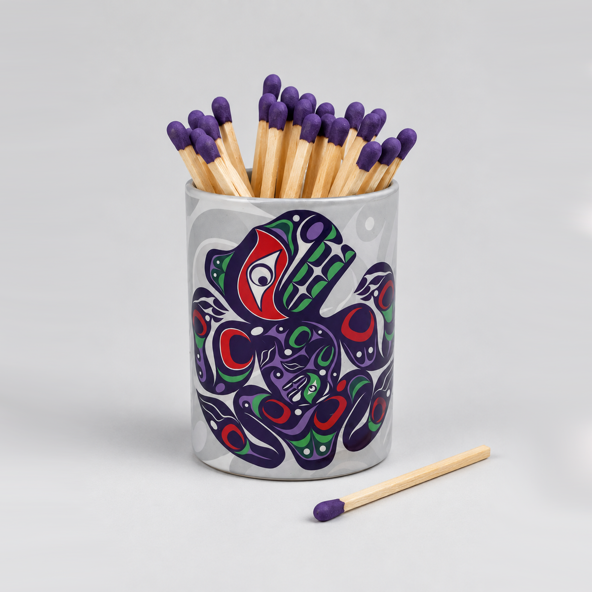 Matriarch Bear Match Holder | Trevor Hunt, Kwakwaka'wakw artist