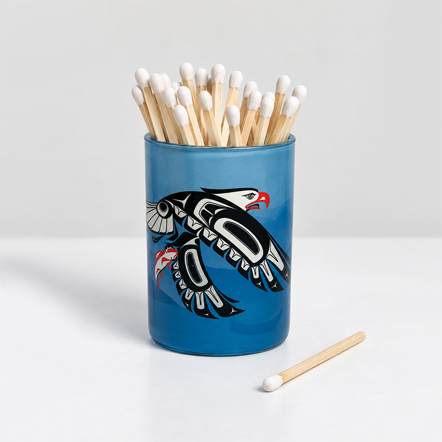 Eagle Match Holder | Glen Rabena, Haida (adopted) artist
