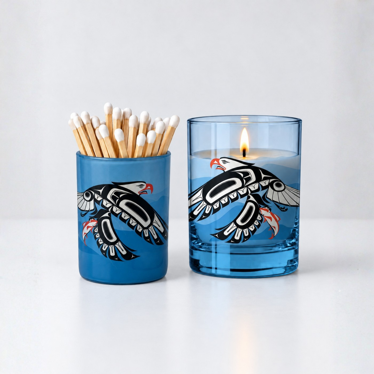 Eagle Match Holder | Glen Rabena, Haida (adopted) artist