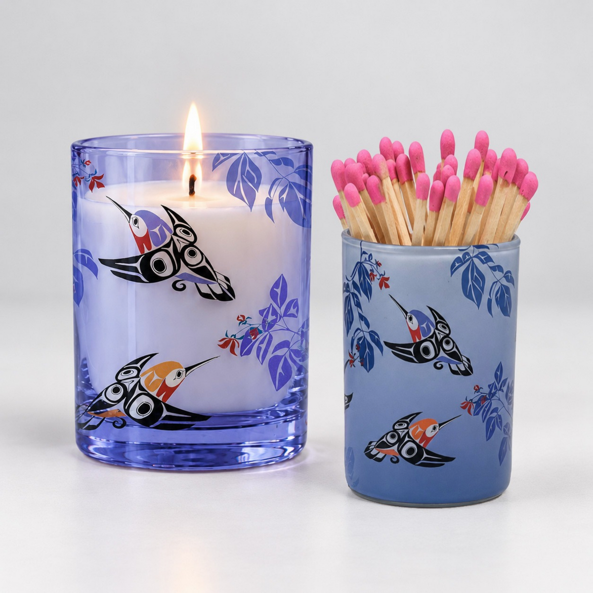 Hummingbird Match Holder | Glen Rabena, Haida (adopted) artist