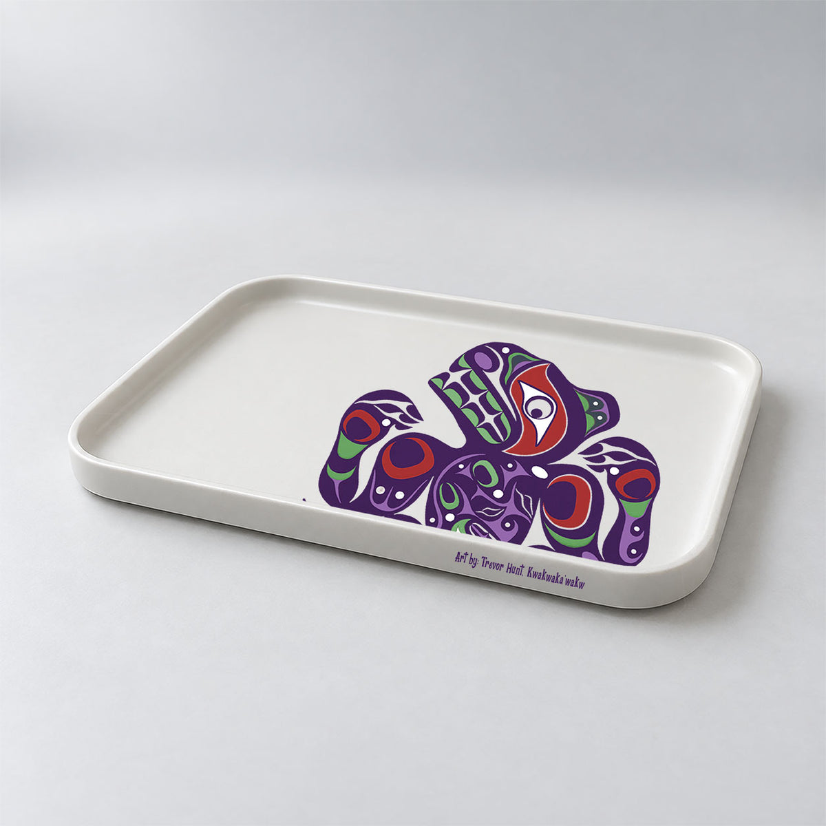 Matriarch Bear Tray | Trevor Hunt, Kwakwaka'wakw artist