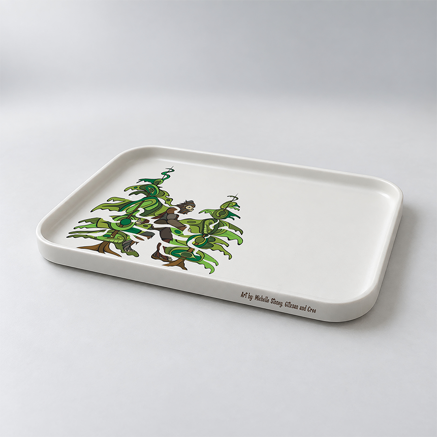 Sasquatch Tray | Michelle Stoney, Gitxsan and Cree artist