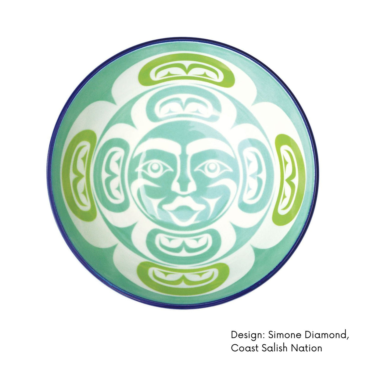 Art Bowls w/ Contemporary Indigenous Design (set of 2)