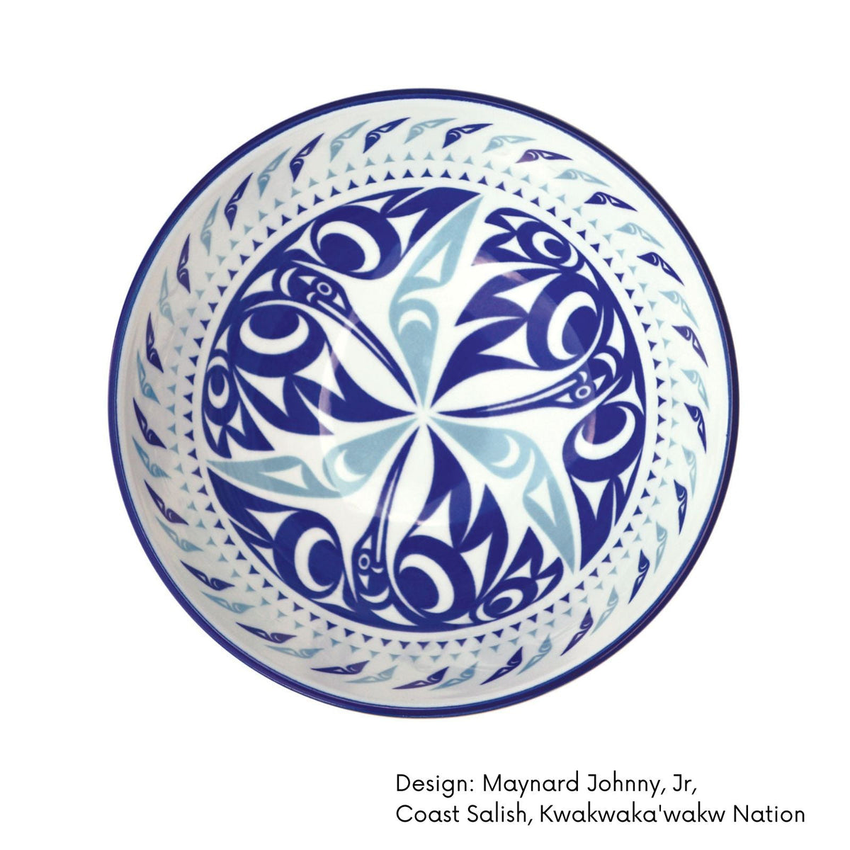 Art Bowls w/ Contemporary Indigenous Design (set of 2)